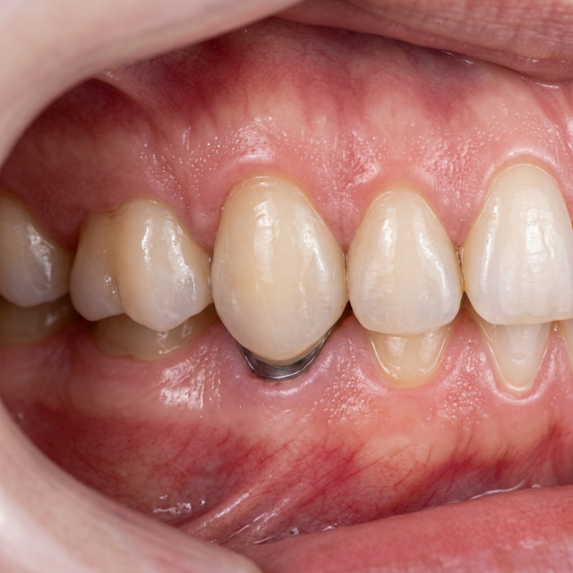 Dental implant procedure and results